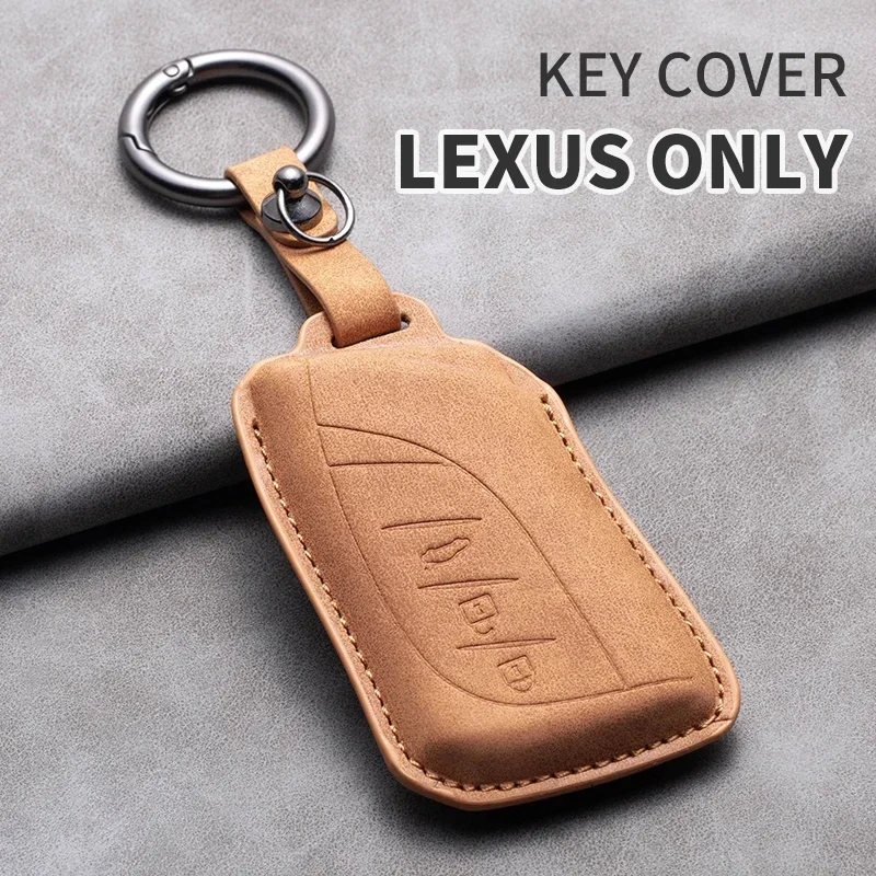 

Leather Car Key Cover Case Holder For Lexus NX IS RX ES GX LX LS UX GS 200 260 300 350 NX200 NX300 RX350 ES300 Key Accessories