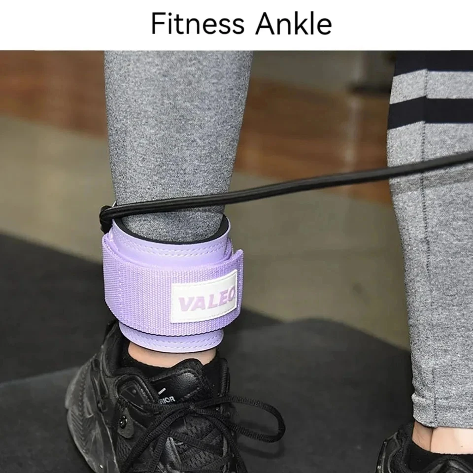 Ankle Straps Set 1Pcs Ankle Straps Set Foot Support Cuff Unisex Yoga Pilates Resistance Bands With Ankle Padd Weight Leg Training Brace