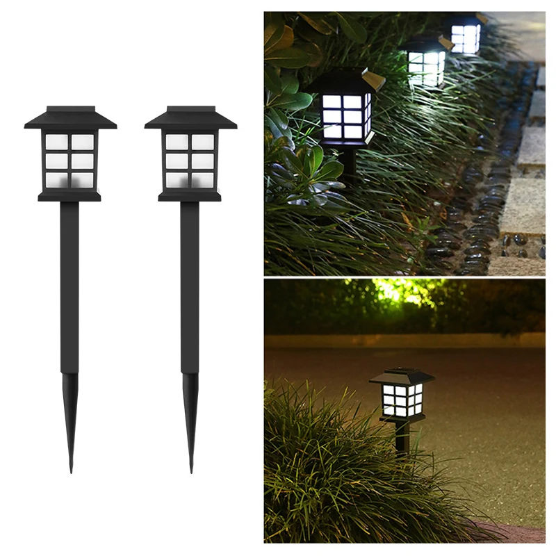 Confezione da 4 luci solari luminose per percorso, luci solari a LED
