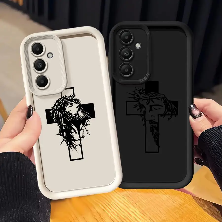 Elegant God Cross Art Phone Cover Case