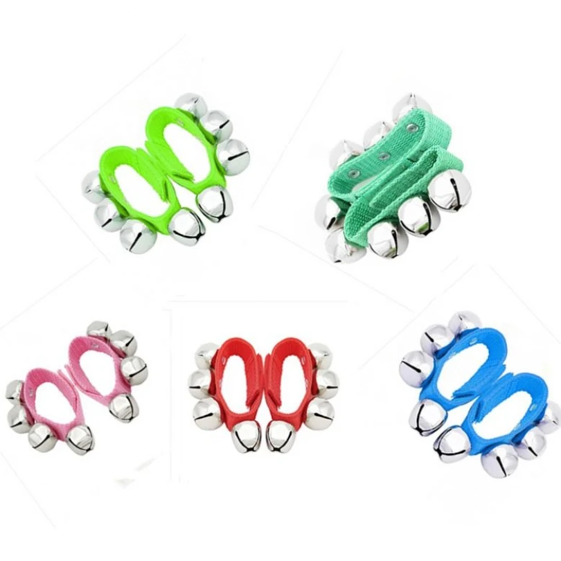 2pcs/set Wristbell Oxford Fabric Wrist Bell for Musical Accompaniment / Stadium Atmosphere Orff Instruments