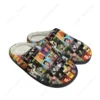 E-Elvis King Hillbilly Cat Home Cotton Custom Slippers Mens Womens Pop Plush Bedroom Keep Warm Shoe Thermal Slipper P-Presley 4