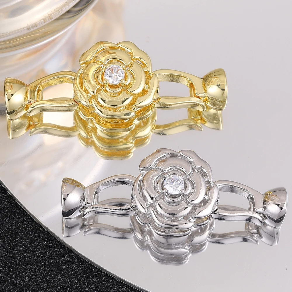 18K Gold Silver Plated Fastener 4