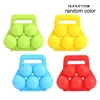 4 Pcs/Set Snowball Maker Clips, Duck Shaped Snow Ball Maker Clips Clamps Outdoor Winter Play Snow Toys Plastic Sand Molds Clay 5