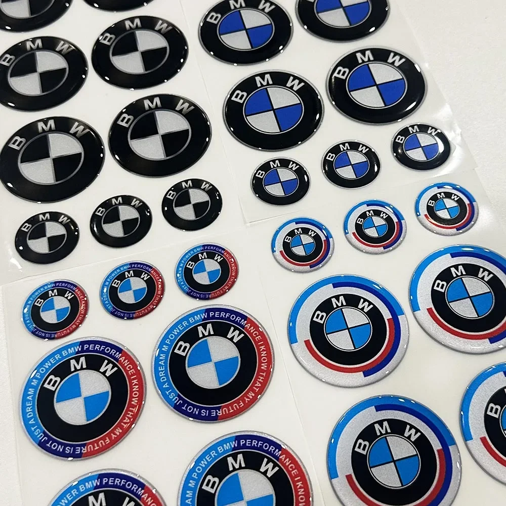 Motorcycle Stickers BMW 3D Car Reflective Waterproof S1000 RR R1250 GS Moto Racing Car Decorative Soft Adhesive Sticker