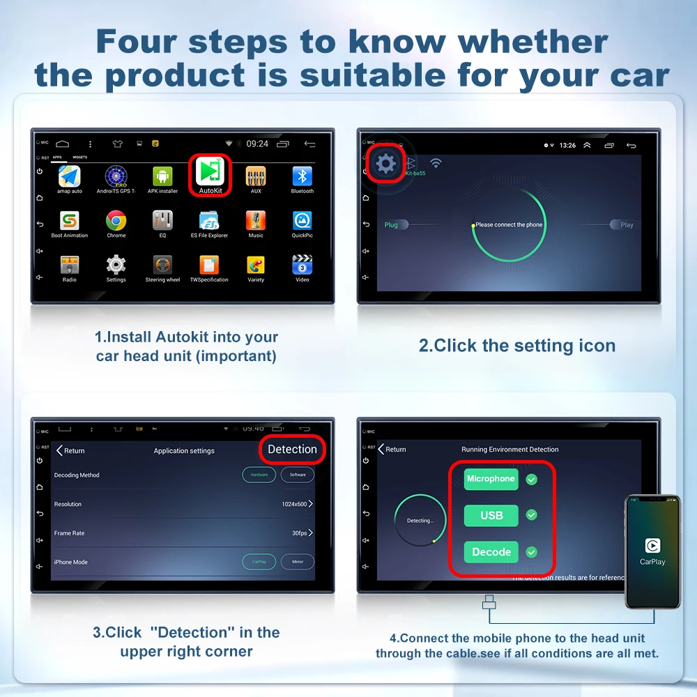 Carlinkit  ȵ̵ ڵ ī÷ , ȵ̵ ý ȭ, Ʈ ũ,  ̷ ũ, IOS 14 ,  ø