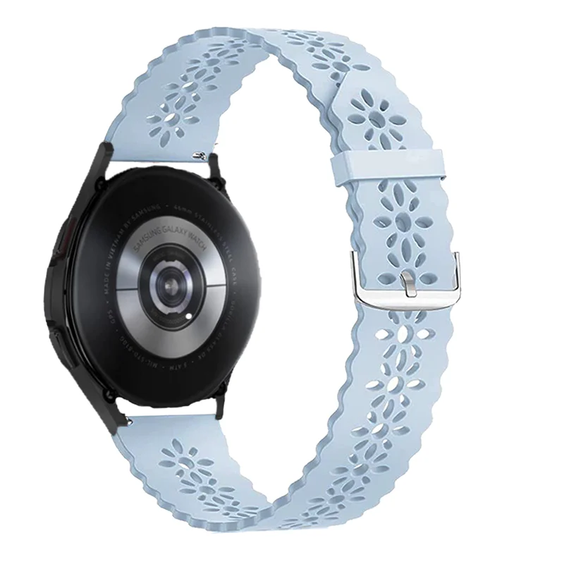 Women's Sport Lace Silicone Watch Strap - Stylish Bracelet Design, 20mm/22mm Band
