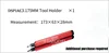 DSPIAE Model Making Tool PB Series Full Section Tungsten Steel Pushing Knife Head 0.1-3.0MM Multiple Models 6