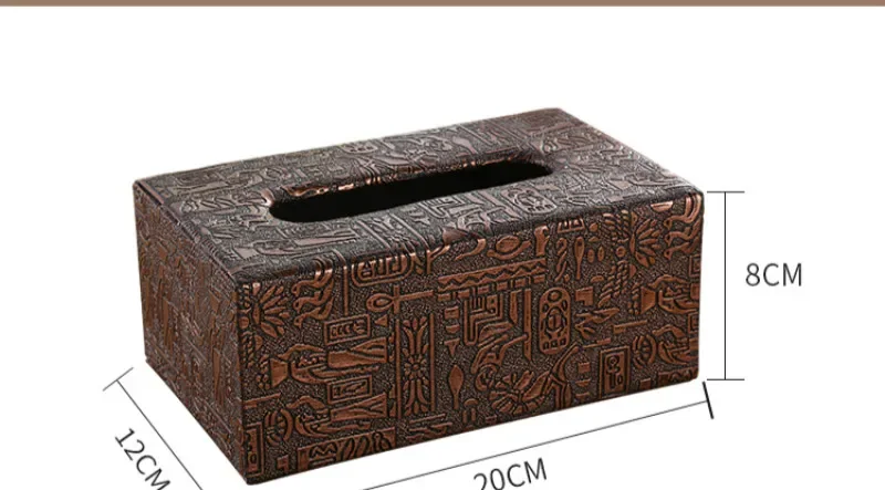 Continental Cortical Napkin Tissue Box, European, Living Room, Tea Hotel, Restaurant, Paper Pickbox 6