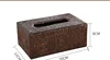Continental Cortical Napkin Tissue Box, European, Living Room, Tea Hotel, Restaurant, Paper Pickbox 6