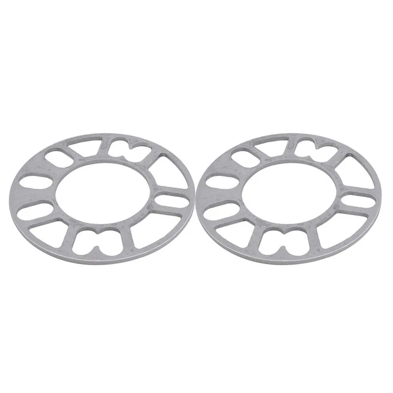Wheel Spacers Shims Plate 3mm 5mm 8mm 10mm Stud For 4x100 4x114.3 5x100 5x108 5x114.3 5x120 auto Wheel Spacers 2Pcs,car wheel spacer