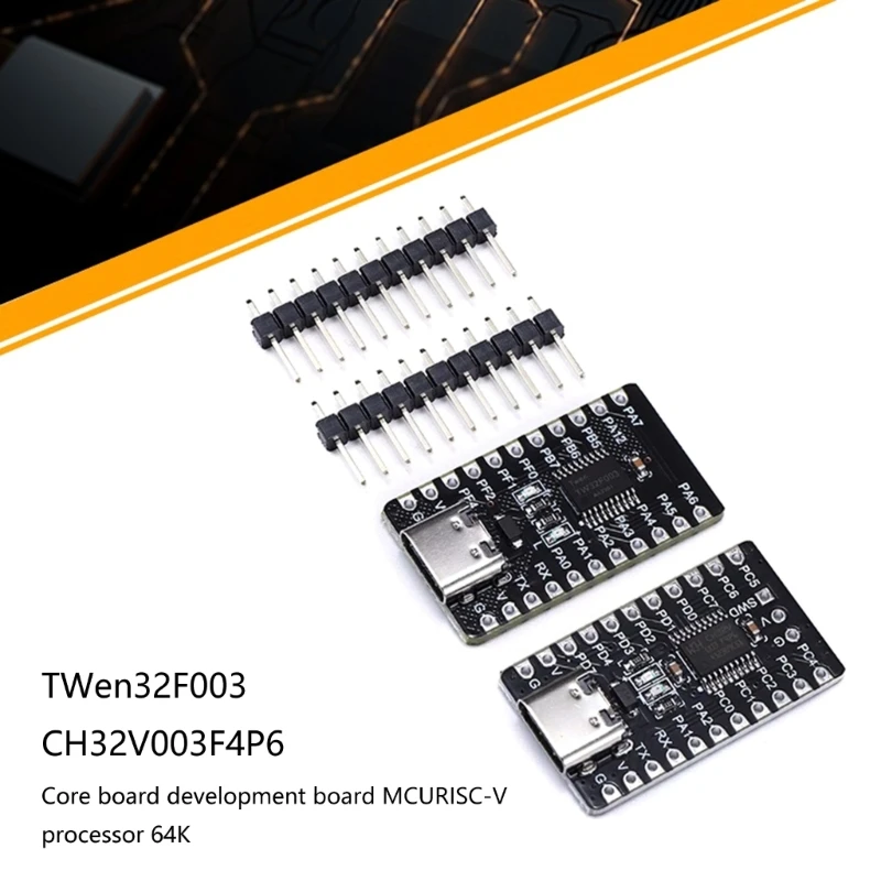 

K0AC TWen32F003 CH32V003F4P RISC V Processor Development for Intelligent Machines