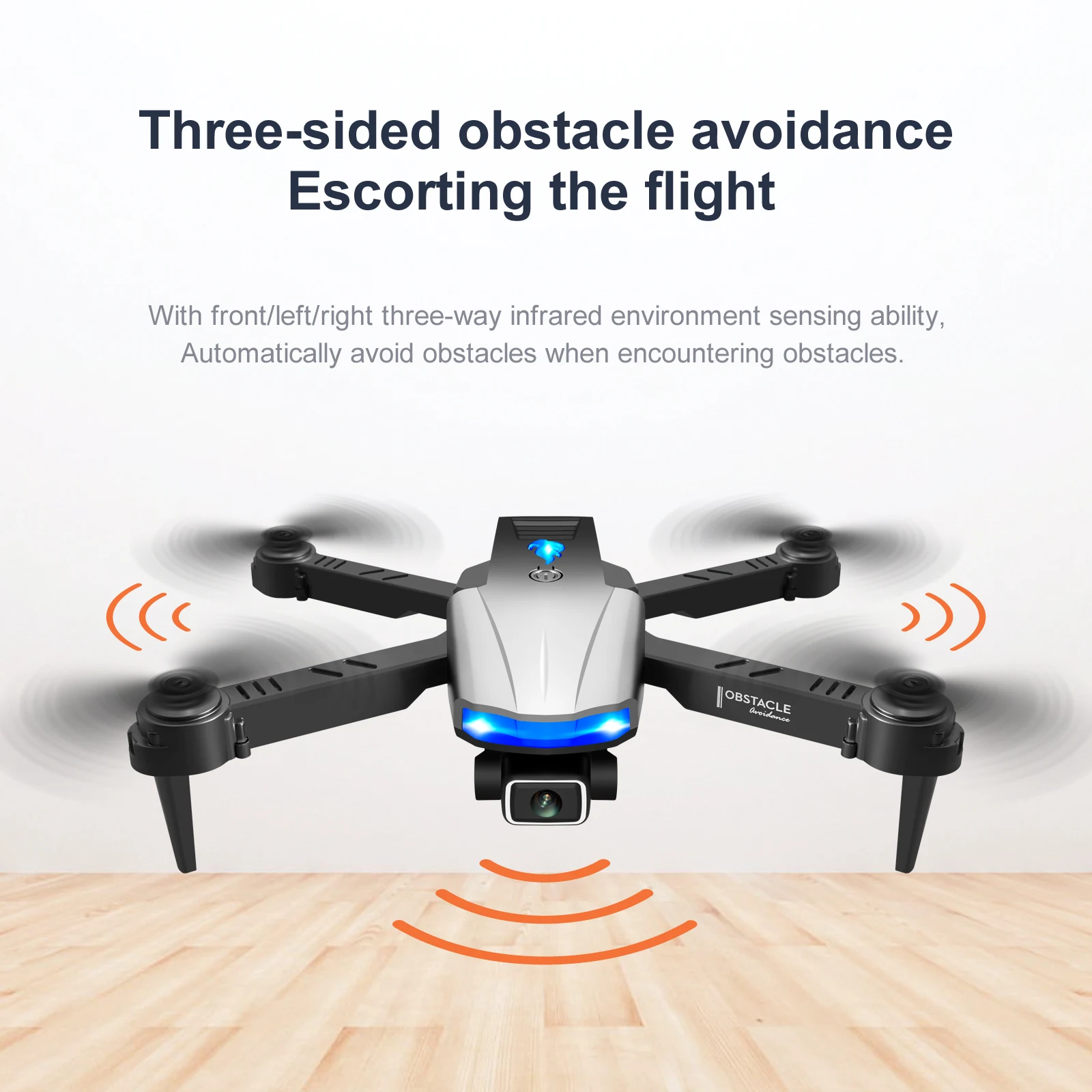 New S85 Professional Mini Drone 4K HD Camera Foldable Quadcopter Three Sided Obstacle Avoidance RC helicopter Dron Boy Toys 2