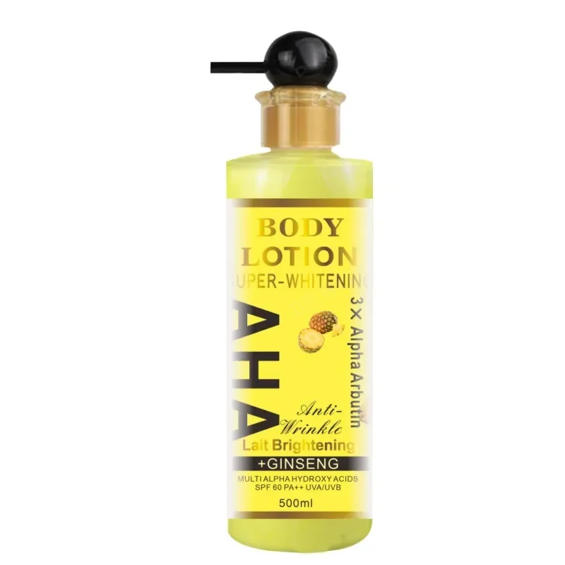 REVIVE BODY LOTION イエロー AHA Whitening Body Lotion UVA/UVB Brightening Firming, Anti