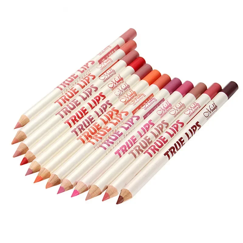 6Colors/Set Lip Liner Sexy Lips Pencil Matte Soft Lipstick Pencil Matt Nude Lipsliner Pen Beauty Makeup Tool Cosmetics