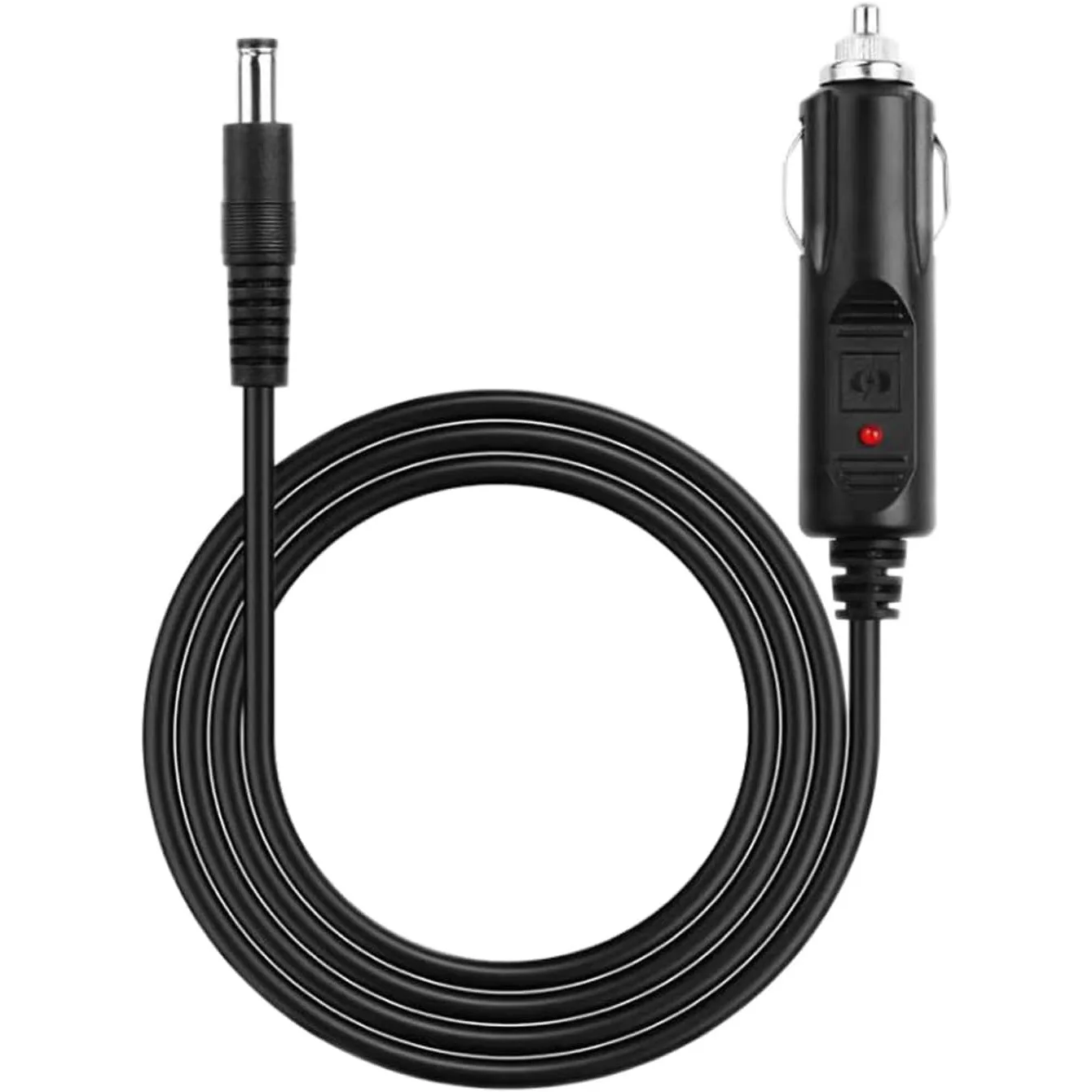 كابل تمديد ولاعة السيارة 1.5 متر 12 فولت تيار مستمر 18AWG مع موصل 5.5x2.1 ملم لتوصيل