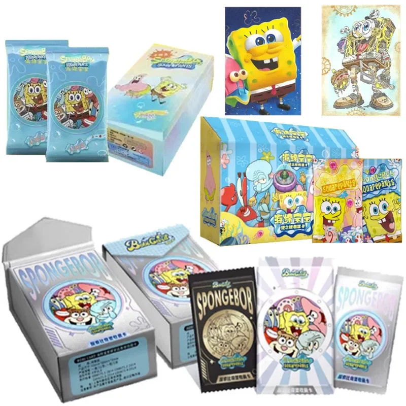 

SpongeBob SquarePants Explore the Beechburg Collection Card Anime Character Patrick Star SE Rare Hidden Cards Toy Children Gift