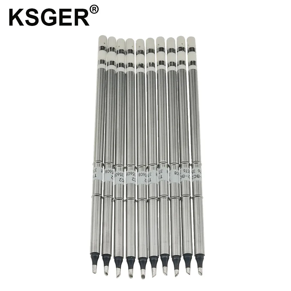 T12 Tips Solder Soldering Iron Tip For HAKKO FX951 952 Station 6s Melt Tin Welding Tools 72W