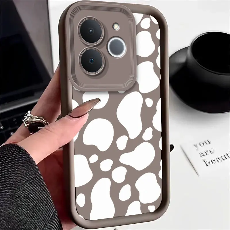 Leopard Print Soft Silicone Shockproof Phone Case - Stylish Protective Back Cover