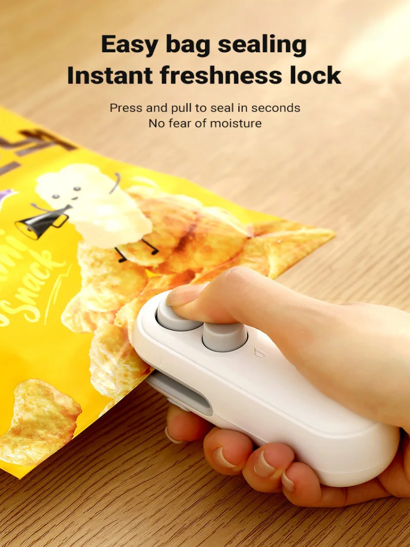 

Домашний резак, миниатюрный электрический упаковщик закусок, перезаряжаемый Термоупаковщик, маленькая фотография