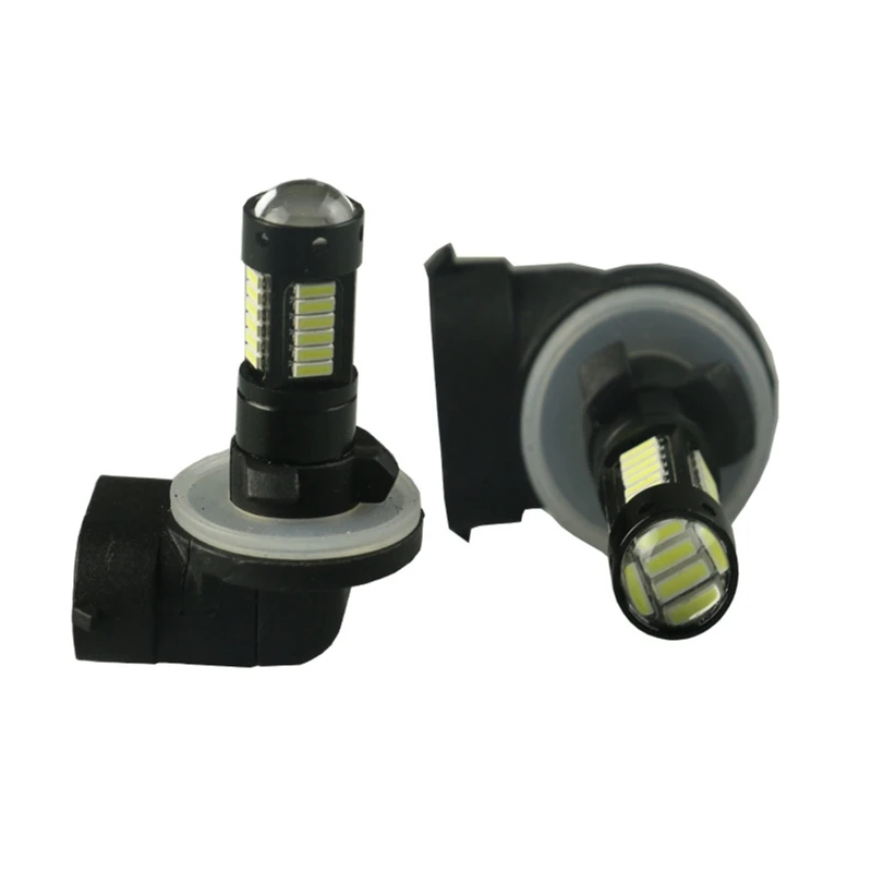 30SMD 4014 880 881 889 H27 30-SMD LED Replacement Bulbs Car Fog Lights Lamps 12V 2PCS
