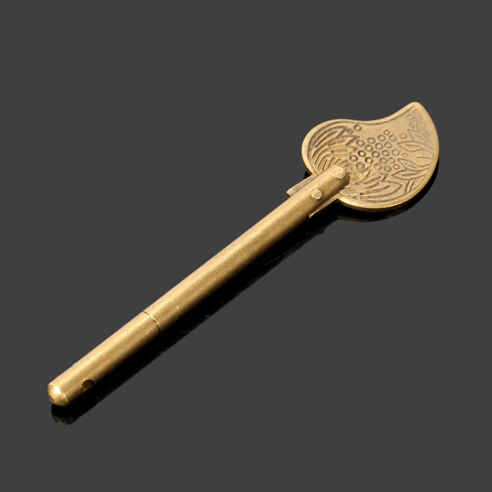 3 Pièces Loquet à Clé D'armoire En Laiton Chinois Loquet Boulon En Forme De Feuille Goupille De Verrouillage D'armoire Pour Meubles De Maison