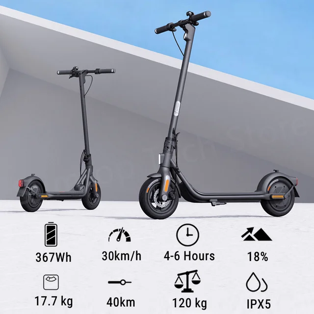 Segway Ninebot F2 Pro Kickscooter, Foldable Design, 450 W Rear