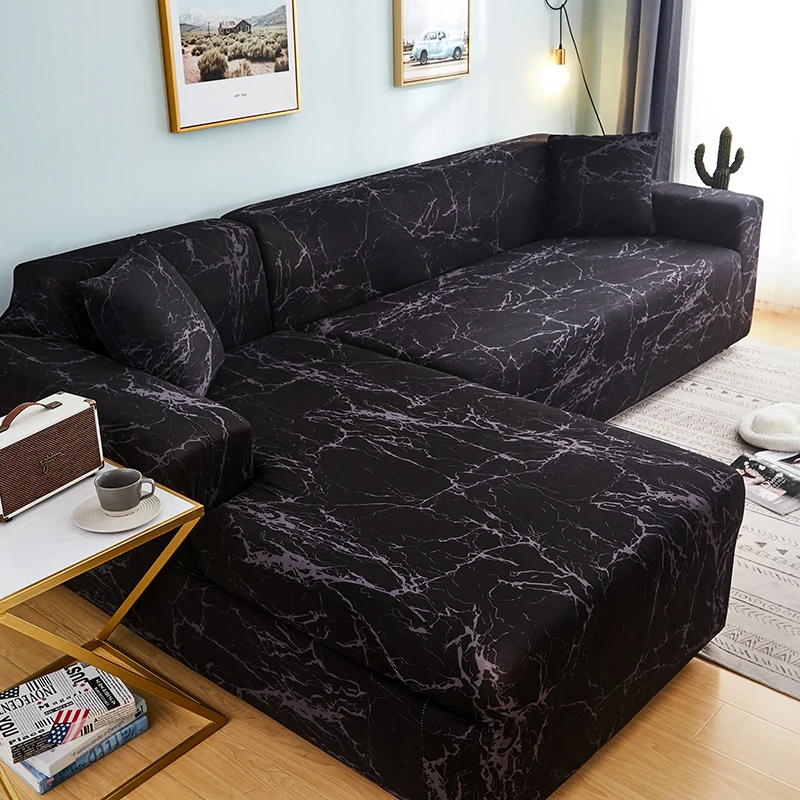 Printed sofa cover for all seasons, high elasticity, and easy installation for pets.  can be washed with a washing machine 6