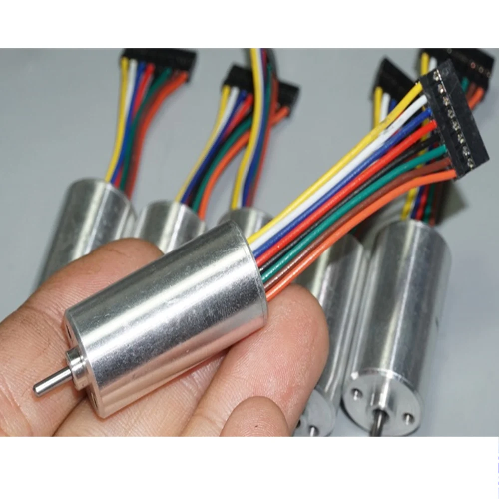 Micro moteur sans balais 1632 Hall BLDC 8V-18V 5600-12000 tr/min