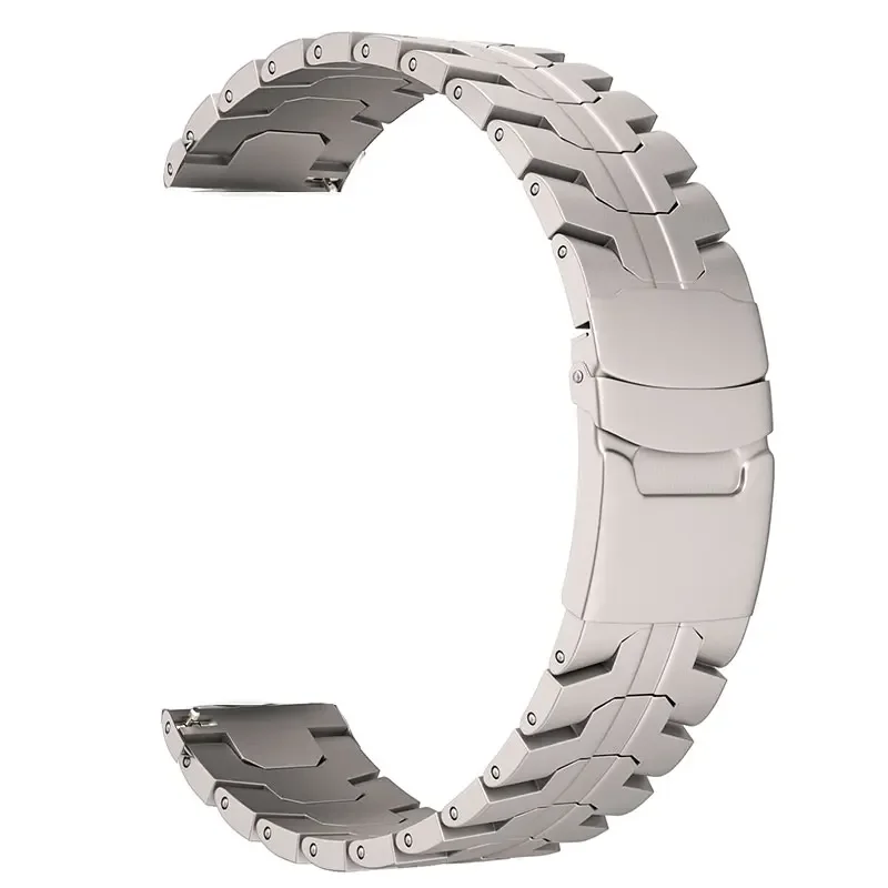 22mm Stainless Steel Watch Strap in Silver Finish