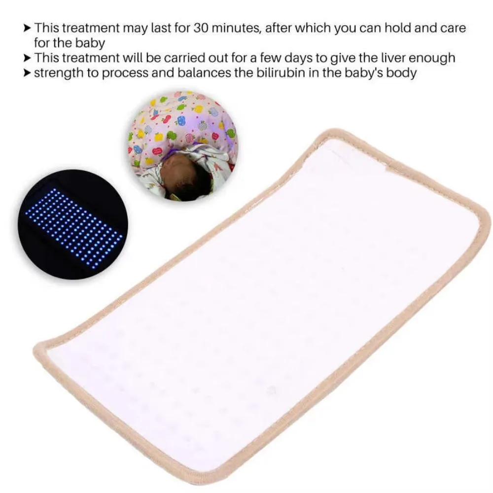 Newborn Baby Jaundice Blue Light Therapy Blue Light Lamps Jaundices Treatment  Phototherapy Cottons Beds Blanket Jaundice Relief 2