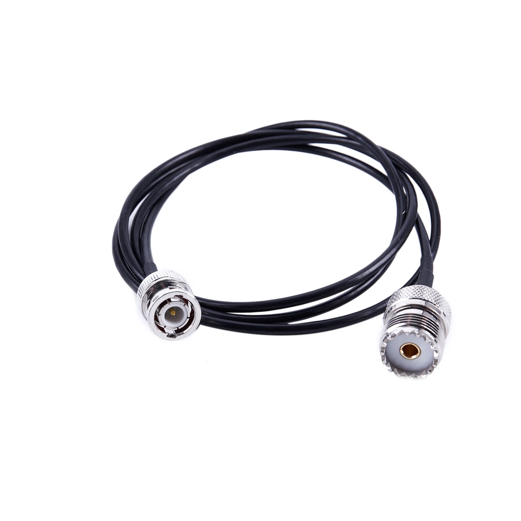데일리 세일 3X RF UHF VHF 무전기 동축 안테나 케이블 BNC 남성- UHF SO239 RG-58U MILSPEC 동축 모바일-베이스 안테나 3피트