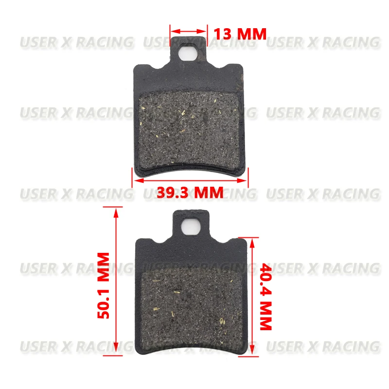 USER-X Universal motorcycle disc brake pad Brakes Front Rear Disc Brake Pads block Shoes AB pump honda scooter X men Yadea