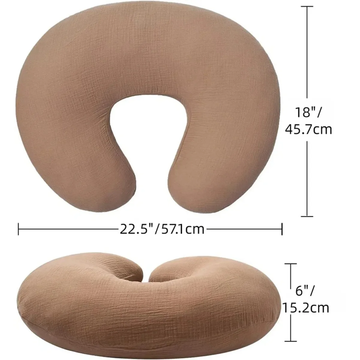 2PCS/set Nursing Pillow Cover Mother Baby Sleep Pillow Case Breastfeeding Pillows Breathable Soft Newborn Feeding Pillows Cases