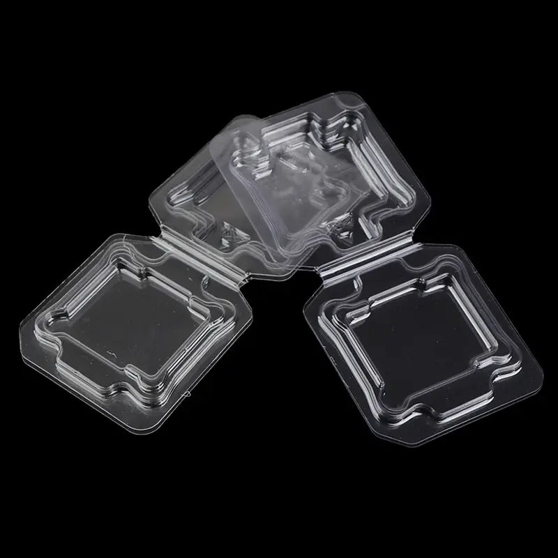 CPU 플라스틱 보호 케이스, CPU 클램셸 트레이 케이스, 인텔 LGA775 LGA1150 LGA1155 LGA1156 용 컨테이너, 10 개