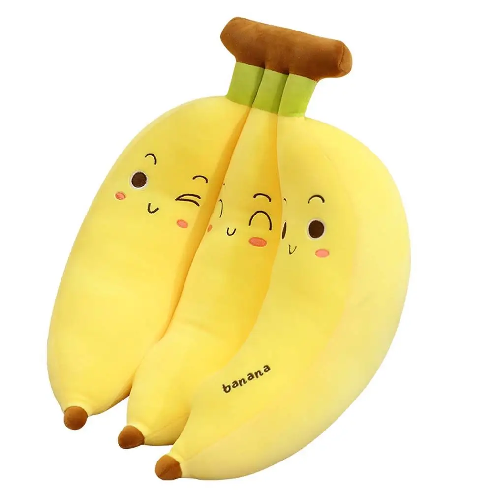 Cartoon  Gifts  Pillow Cushion Fruit Home Decoration Banana Stuffed Toys Fruit  Toys  Doll Stuffed Toys