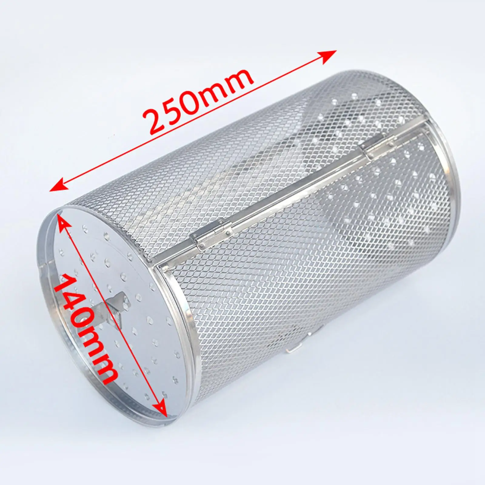 Alloy Roast Basket Oven Basket 10inch Heating Evenly Rotatable Roaster Drum Oven Cage Rotisserie Grill Roaster Drum for BBQ Home grill basket