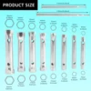 10Pcs Shower Valve Socket Wrench Set Carbon Steel Plumber Socket Wrench Double-Ended Tubular Spanner Set Tap Installation Wrench 2