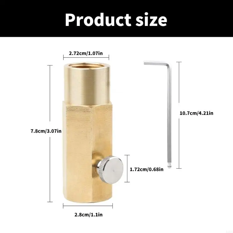 N3UA Quick Releasing CO2 Adapter Bottle Refill Adapter Perfect for Kitchen or Outdoor