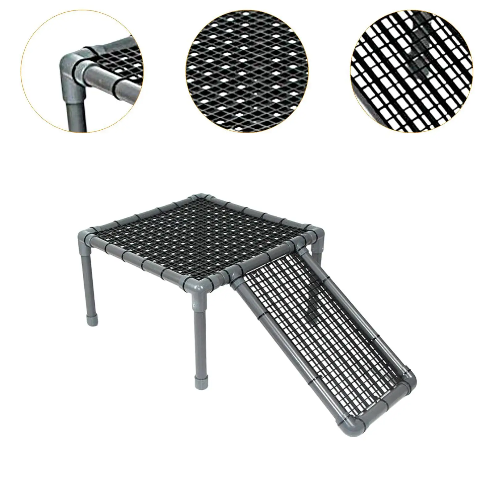 Turtle Basking Platform Reptile Habitat Climbing Shelf for Frog Semi Aquatic Animals Small Reptiles Tortoises Salamanders