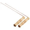 Copper Dowsing Rods Kit For Divination Tool - Natural Wooden Handles Divining Rods 1