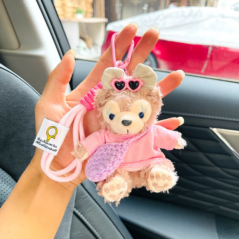 Disney 20 New Styles Cute Rose Plush Doll Pendant Pendant Sweater Shirley Rose Doll Couple School Bag Pendant Girl Birthday Gift 3