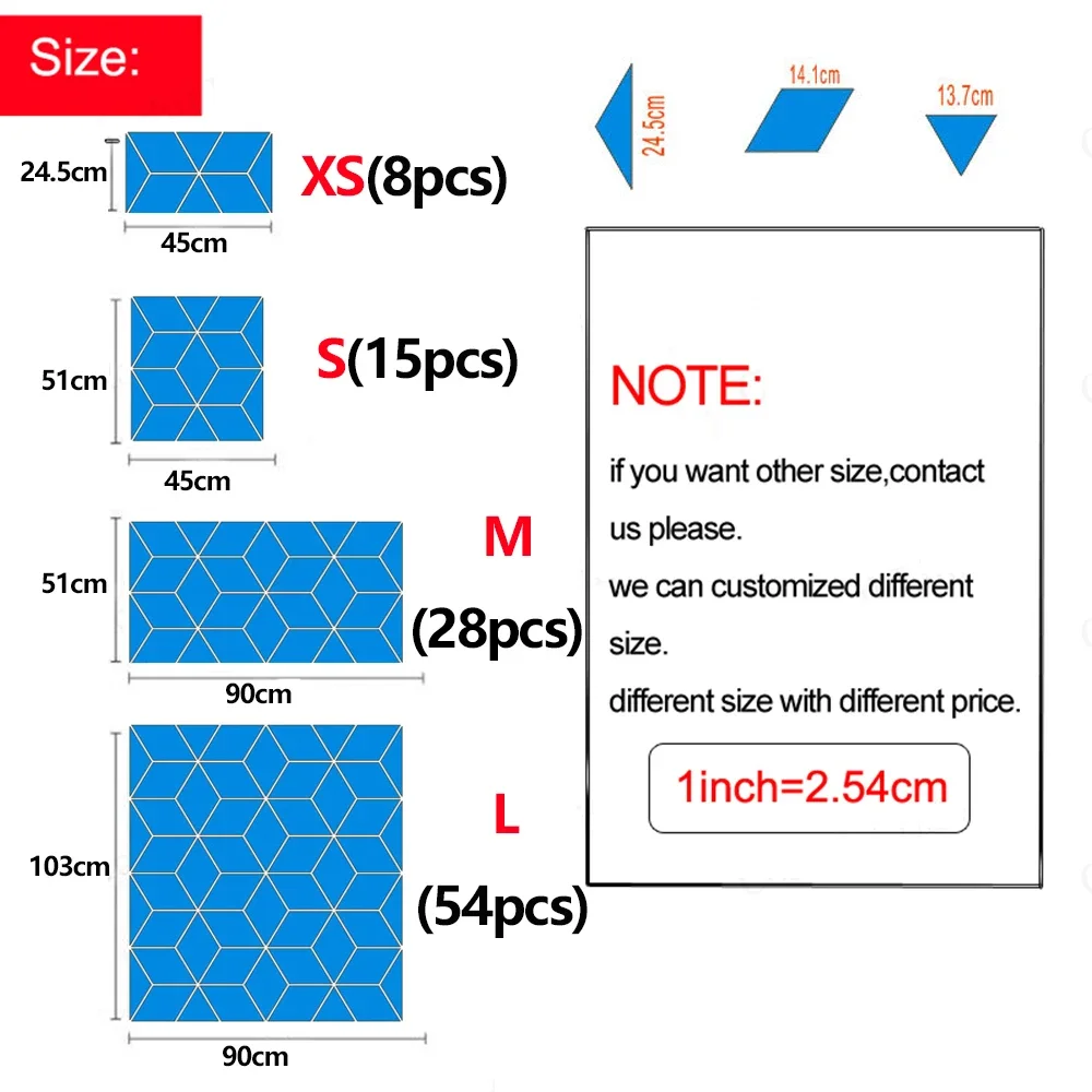 Wall Sticker Mirror Wall Sticker Acrylic Wall Sticker 8/15/28/54pcs 3D Mirror DIY Diamonds Triangles for Kids Room Living Room Home Decor