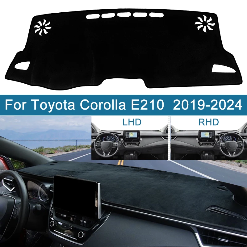 Alfombrillas Para Salpicadero, Compatibles Con Toyota Corolla 2019-2023