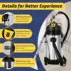 Carpet Cleaner Machine, 40 L Professional Carpet Cleaning Machine, Industrial Steam Cleaner Deep Rug Cleaner Washing 5