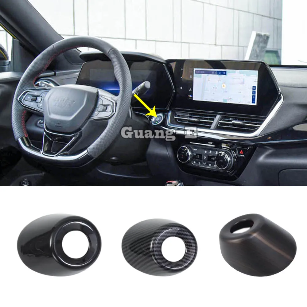 

Для Chevrolet Trax Seeker 2022 2023 2024 + ABS Автомобильная крышка с одним нажатием кнопки запуска и отделки двигателя защитная рамка