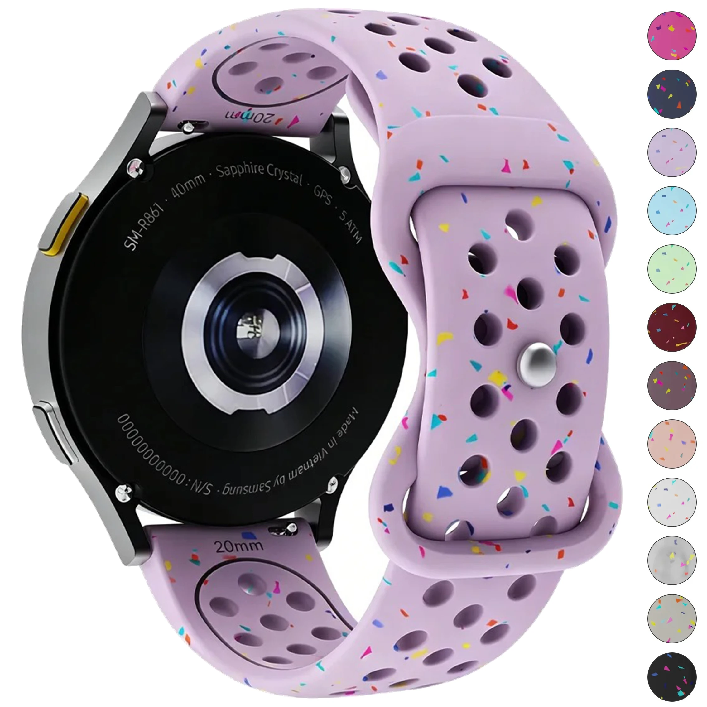 Versatile Silicone Strap Bracelet - Available in Multiple Sizes