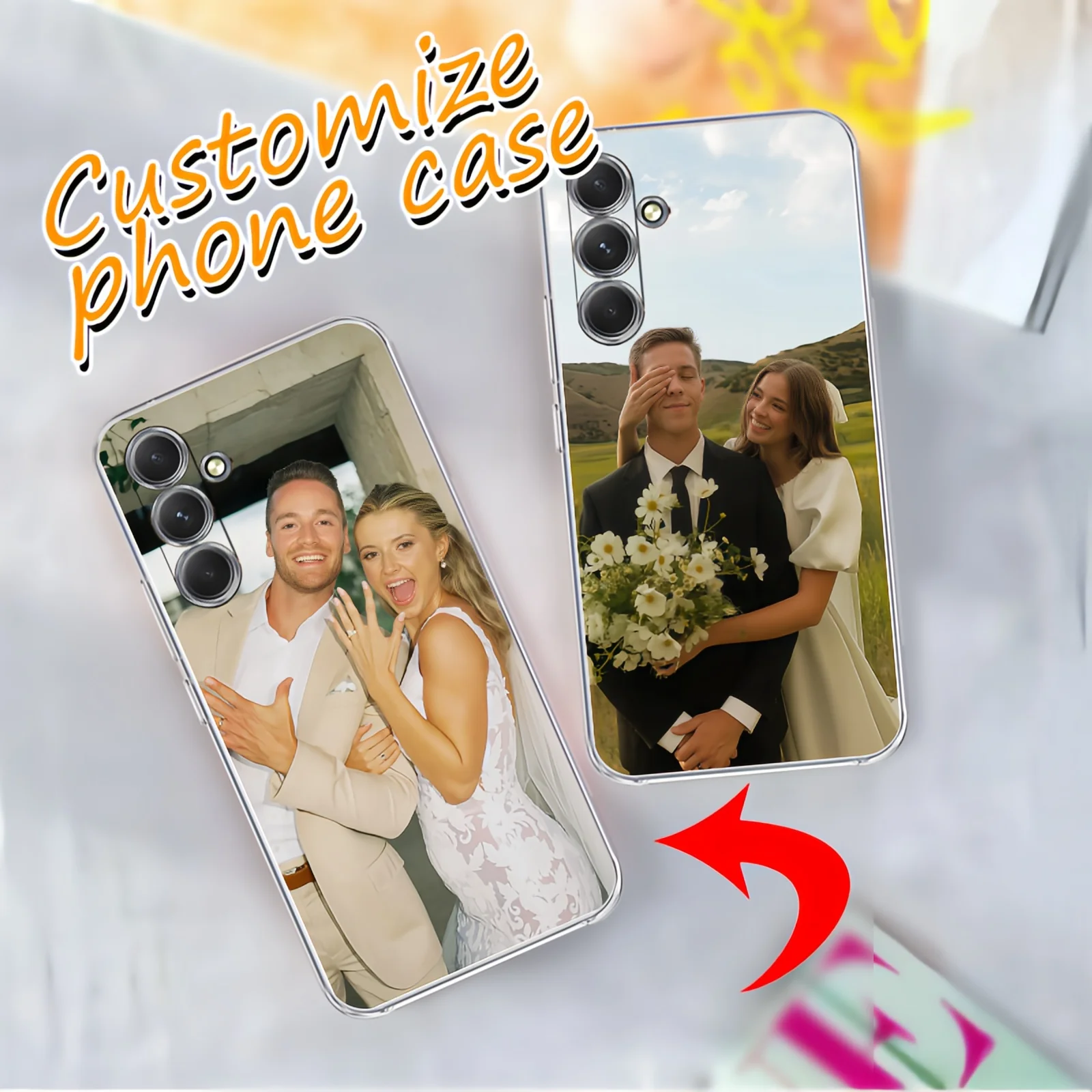 DIY Personalized Photo Clear Phone Case