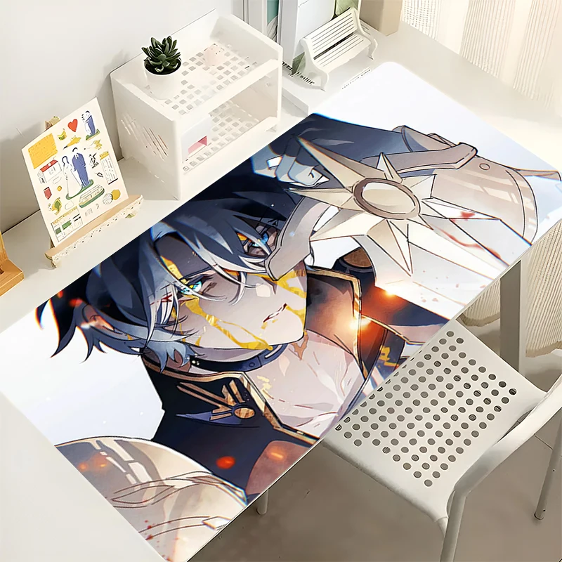 Honkai Star Rail Phainon Anime Mouse Pad Large Gaming Accessories Office Gamer Keyboard Desk Mat Non-Slip Laptop Cute Mousepad 5