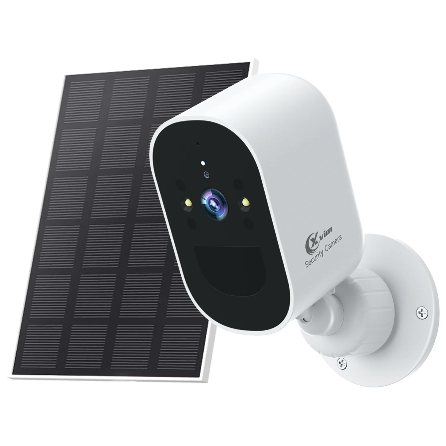 1080P WiFi 카메라 태양광 배터리 야외 무선 태양광 발전 보안 카메라 AI 모션 감지 양방향 오디오 야간 투시경